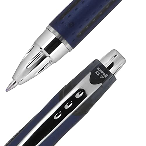 Uniball Jetstream Rt Retractable Ballpoint Pens With 0.7Mm Fine Point, Black, 3 Count #TOP4