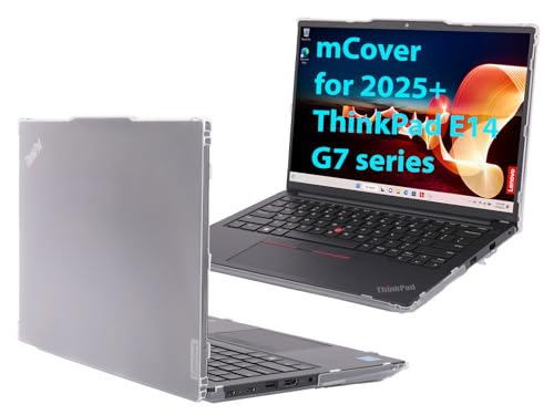 Evita arañazos en Lenovo ThinkPad E14 Gen 7 con esta funda rígida de 14 pulgadas transparente