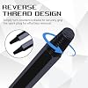 Broken Spark Plug Remover Tool, Car Engine Broken Spark Plug Removal Tool with Left-Hand Thread & 10mm Hex Structure, CRV Steel Sparkplug Extractor Tools, Repair Car Accessories (Black)