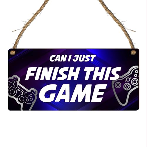 Gamer Plaque - Gaming Themed Bedroom Decor | Perfect Gamer Gift for Boys, Xbox & PlayStation Enthusiasts | Ideal Gaming Dad Gift | Unique Game Room Sign & Wall Decor (Design 5)