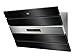 Produktbild AEG DVK7990HB Face Street Kopffreihaube Schwarz mit Edelstahl Hob²Hood-Funktion Randabsaugung SilenceTech Funktion Lüften A++ 90 cm