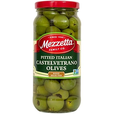 Mezzetta Pitted Castelvetrano Italian Green Olives, 8 oz Cover