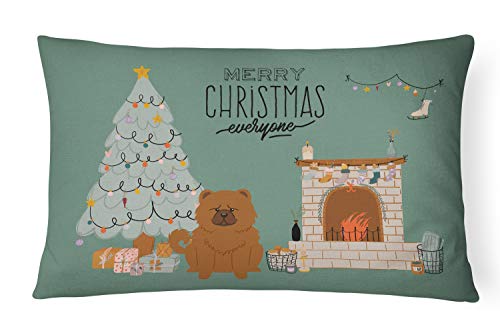 Coussin décoratif de luxe Caroline's Treasures Red Chow - 2
