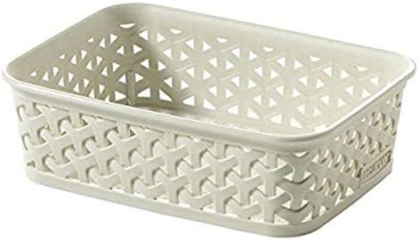 Curver My Style 2045070 A6 Plastic Basket Cream