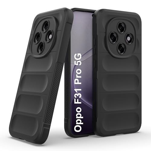 Image of Zapcase Back Case Cover for Oppo F31 Pro 5G | Compatible for Oppo F31 Pro 5G Back Cover | Liquid Silicon Magic Case with Camera Protection | Black