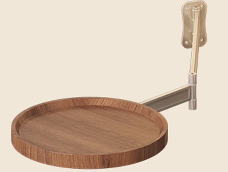 Proaustin Mesita de noche plegable para dormitorio, pequeña mesita de noche suspendida