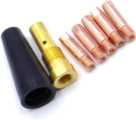 7Pcs MIG Welding Gun Kit, Gasless Nozzle Tips for Century FC90 Flux-Cored Wire Feed Welder K3493-1