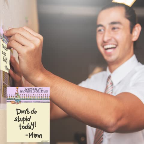 Image of Stonehouse Collection in 4 Funny Assorted Notepads Pack, Daily To Do List Notepad, Memo Pads, Office & Stationery Supplies Perfect for Funny Gifts for Coworkers, Friends, Boss & Family