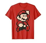 Super Mario Little Mario 8-Bit Portrait T-Shirt