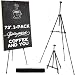 Artify 73 Inches Double Tier Easel Stand, Aluminum Tripod for Painting and Display with an Environmental Friendly Carrying Bag and Spare Parts