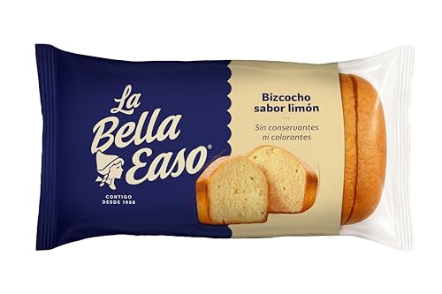 La Bella Easo - Bizcocho Rebanado Sabor a Limón, 230 g