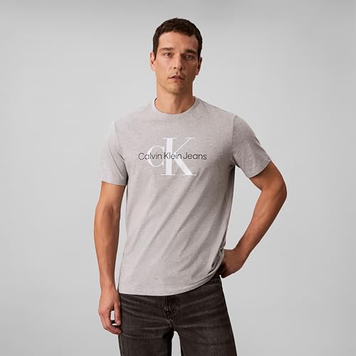 Image of Calvin Klein Men's Monogram Logo Crewneck T-Shirt