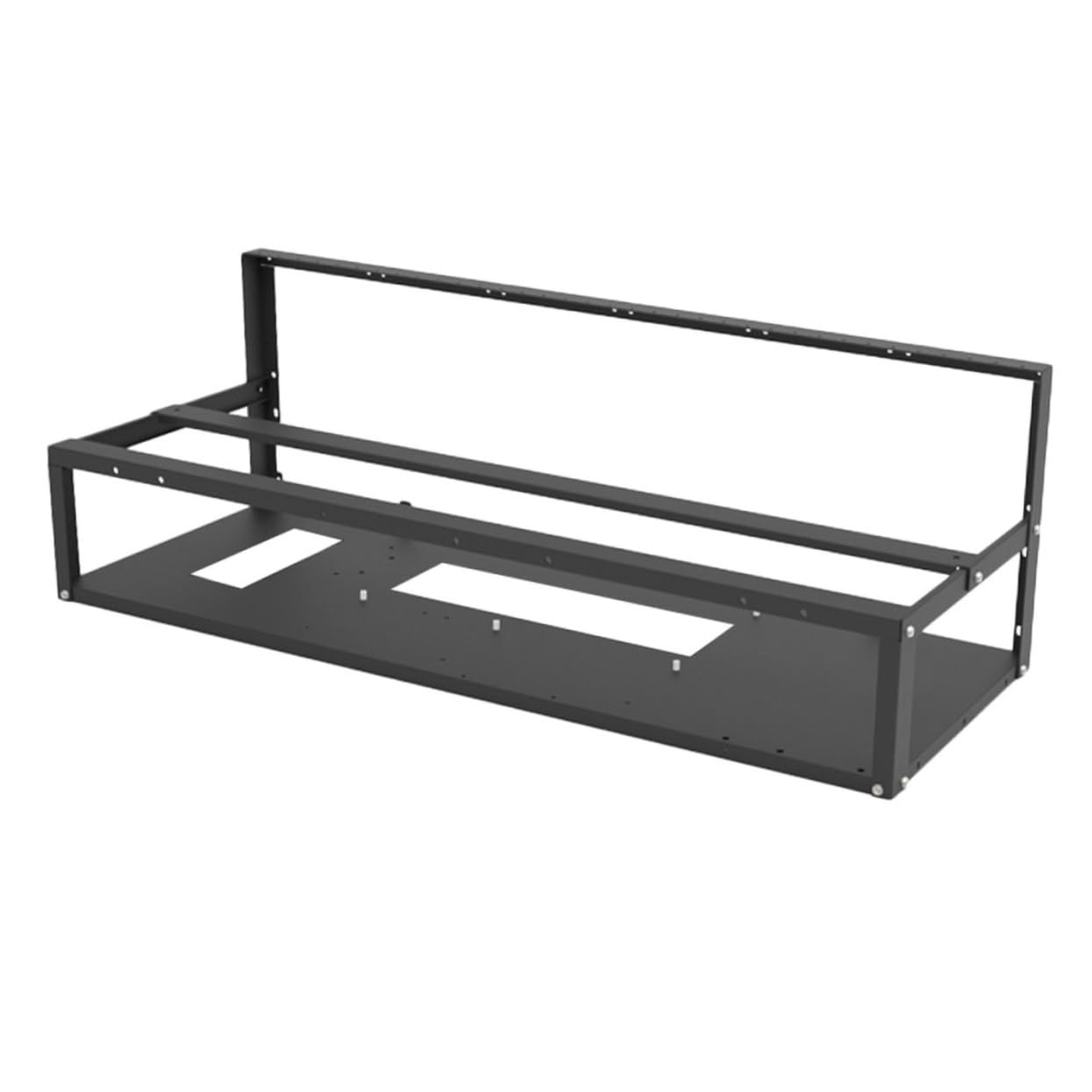 Supporto Gpu in Acciaio Nero per 12 Schede Grafiche