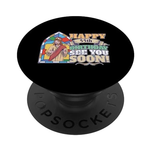 Feliz 55 Cumpleaños Nos vemos Pronto Divertido Jesús Meme Turning 55 PopSockets PopGrip Intercambiable