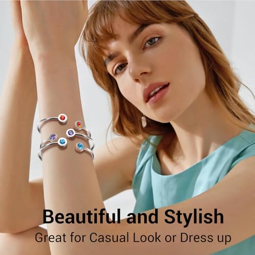 PROSTEEL Donna Bracciale Aperto Regolabile con