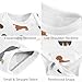 vvfelixl Baby Pants Sets Dachshund Short Haired Short Sleeve Baby Clothes for Boys Girls 6M Puppy