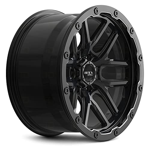 Alloy Wheel, Volcano 18x9.5 6x139.1 ET-10 CB106.1 Gloss Black Milled Edge
