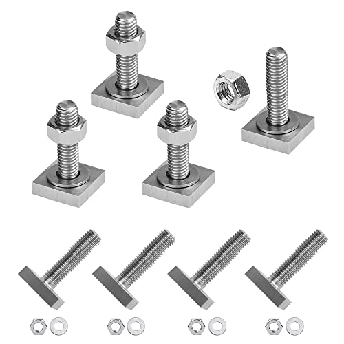VDP 4x Nutsteine M6 X 40mm - T-Nut Adapter Für Dachträger & Relingträger | Kompatibel Mit Thule, Menabo