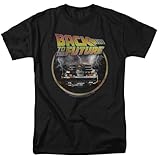 Popfunk Back to The Future Delorean T Shirt (Black) Large