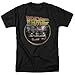 Popfunk Back to The Future Delorean T Shirt & Stickers (Large) Black