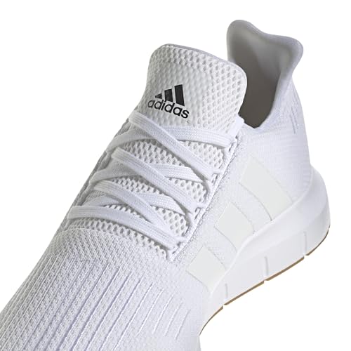 Adidas Mens Swift Run White/White/Core Black 10.5 - Thumbnail 7