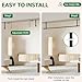 Uoveya Hanging Planters Rod – Plant Hanger Indoor for Window Ceiling, Hanging Plant Shelf for Wall Planter House Plants, Plant Shelves Metal Holder Bar 31.5In Black (Pots, plants, chains not included)