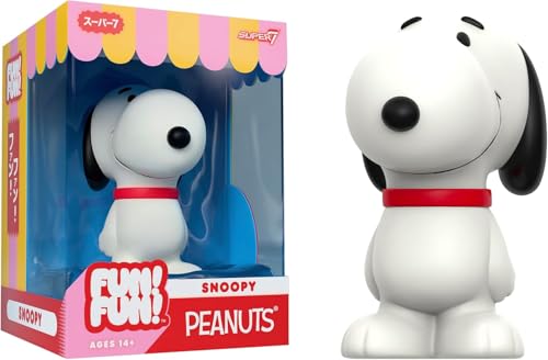 Super7 Fun! Fun! Peanuts Snoopy (Standing) Vinyl Figure - 5' Peanuts Action Figure - Classic Cartoon Fans Collectibles & Retro Toys - Cartoon Model...