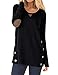 carinacoco Mujer Camisetas Algodón Manga Larga con Boton Doble Breasted Camisas y...