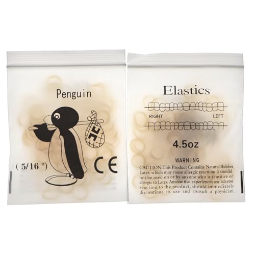 Fuioda Dental Rubber Band Orthodontic Ligation Ring Rubber Band Elastics Animal Super Elastics (5-16, 4.5OZ)