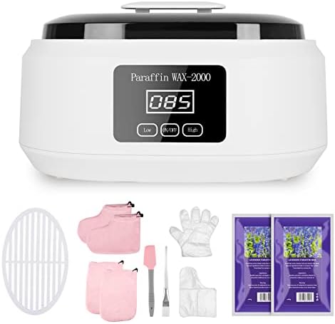Bain de paraffine pour les mains et les pieds, 3400 ml de bain de...