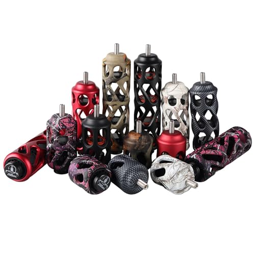 SHARROW Archery Stabilizer Compound Bow Stabilizer 3" 4" 5" 6" Aluminum Shock Absorber Universal Archery Vibration Damper Dampening Stabilizer (Black, 3 inch)