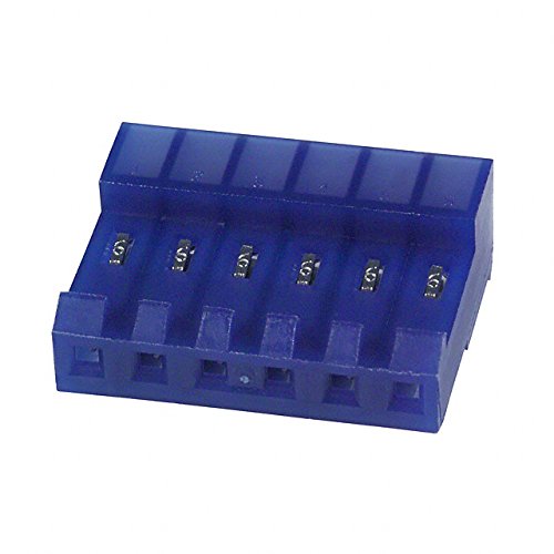 TE CONNECTIVITY 3-640430-6 6 Position Rectangular Receptacle Connector IDC Tin 26 AWG New Lot Quantity-25