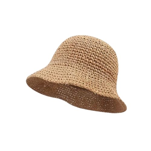 Sombrero de playa plegable tipo bucket para mujer miniatura 6