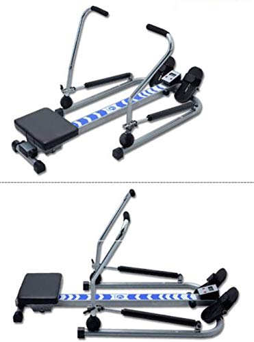 Image of Home Rowing Machine Rowing Machines for Home Use Indoor Rower Hydraulic Rower Trainer Adjustable Resistance Hd Data Display Maximum Load 140kg Suitable for Home Fitness Exercise