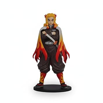 Offo Flame Warrior Inspired Action Figure 15cm – Premium PVC Anime Style Collectible Figurine for Desk, Shelf & Home Decor | Detailed Display Model | Gift for Kids, Teens & Collectors