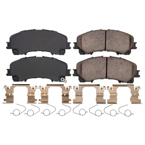 Image of PowerStop Front Brake Pads for Infiniti Q50 2021-22 |Q60 2021-22 |Nissan Z 2023-25 - Z17 Ceramic Brake Pads with Installation Hardware, 17-1736N