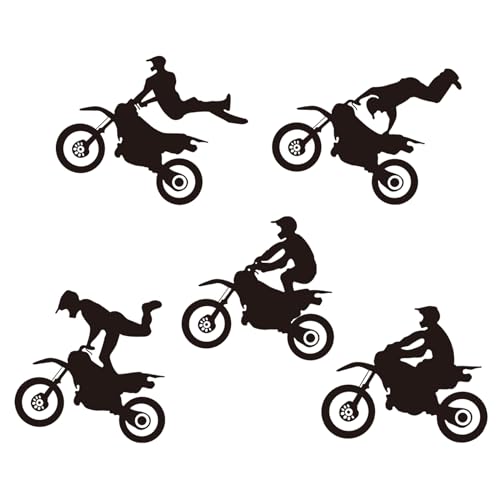 Dirt Bike Decals Motorcycle Wall Stickers for Kids & Teens