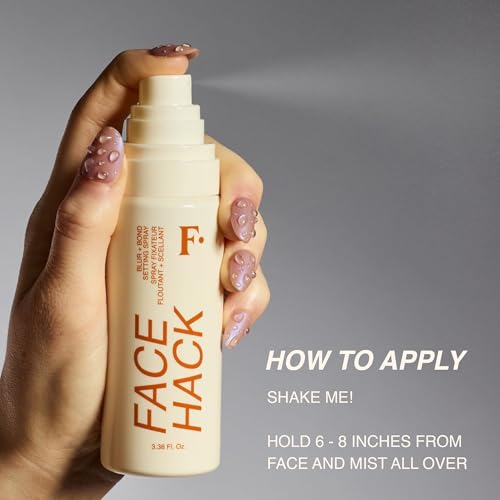 Image of Freck FACE HACK Blur + Bond Setting Spray, 3.38oz | Makeup Setting Spray for Blurring Skin, Long-Lasting Hold | Hydrating Oil Control Mist, Alcohol-Free Clean Vegan Formula