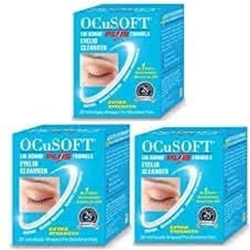 OCuSOFT Plus Eyelid Cleanser Pads 30 Each (Pack of 3)
