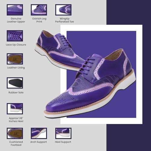 LIBERTYZENO Mens Knitted, EEL & Croco Print Genuine Leather Adults Lace Up Oxford Dress Shoes for Prom Graduation2