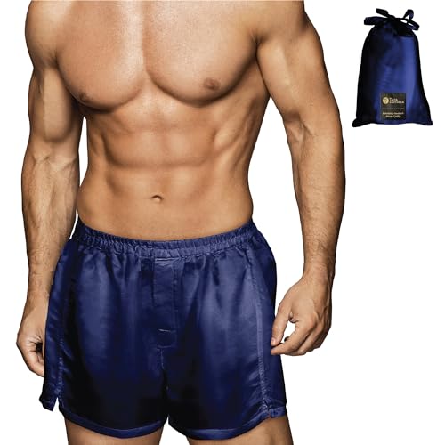 Luxury Artisan Silk Boxers For Men, 27 Momme, Machine Washable