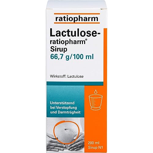 Lactulose Ratiopharm Sirup, 200 ml