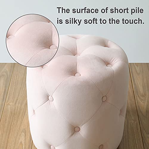 Tabouret de vanité pour chambre à coucher et assise rembourrée