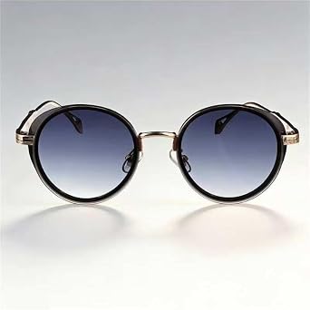 Retro Oval Men's Sunglasses with Side Pockets Small-Frame Sunglasses Fashionable Metal Full-Frame Eyewear Sunglasses