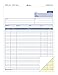 Adams Invoice Unit Set, 8.5 x 11.44 Inch, 2-Part, Carbonless, 100-Pack, White and Canary (NC2812)
