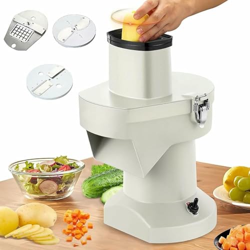 Cortadora comercial de vegetales 3 en 1 200 W miniatura 1