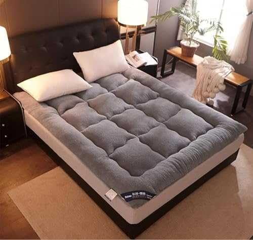 Japanische Faltbare Tatami-Rollmatte For Zuhause,Camping,Couch,Braun, Doppel-/Einzel-/Queen-Size-Größe – Beidseitig Verwendbare Bodenschlafmatte, Tatami-Schlafbett For Bequemes Schlafen Und Entspannen