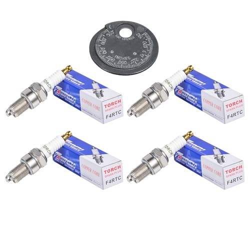 4-Pack F4RTC Spark Plugs for NGK BPR4ES Kawasaki FR Series