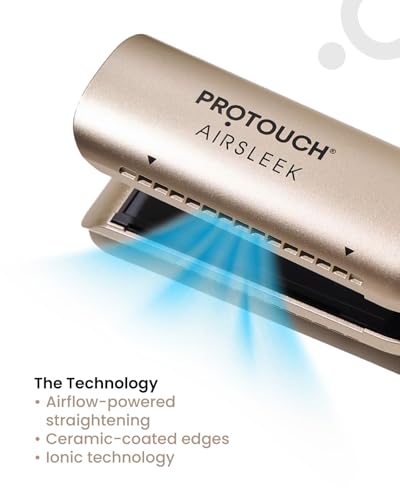 Image of PROTOUCH AIR SLEEK WET-TO-DRY Hair Straightener, Instant Drying, Smooth Styling | Zero Heat Damage | Premium Hair Styling Device