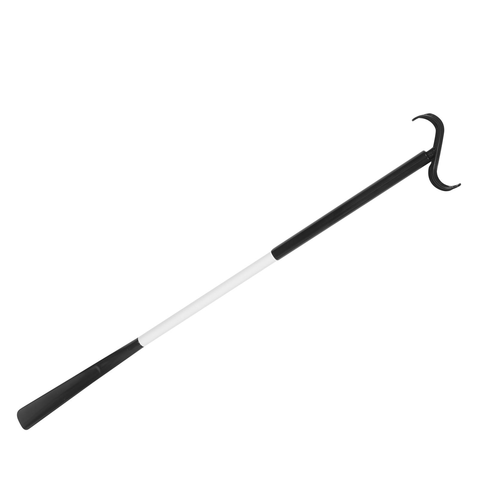Calzador y Ayuda para Vestirse para Discapacitados y Mayores, Abs Negro, Fácil de Usar en Casa